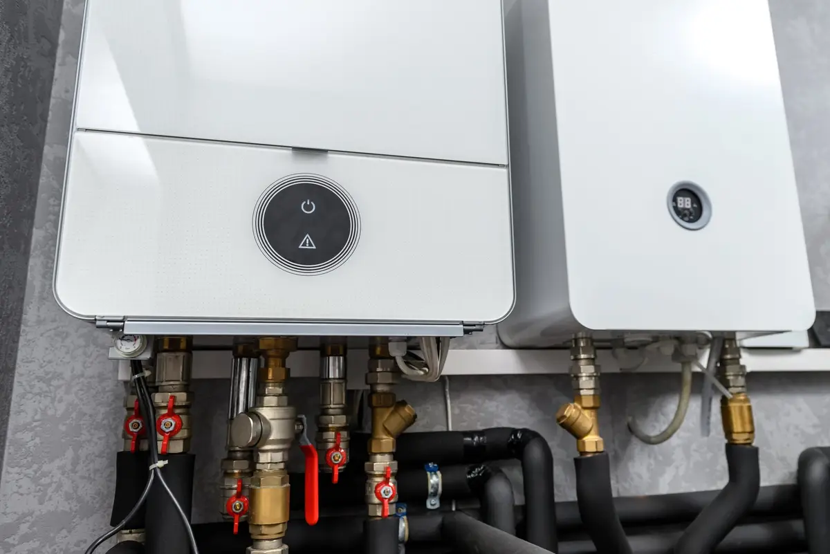 Tankless water heater installation